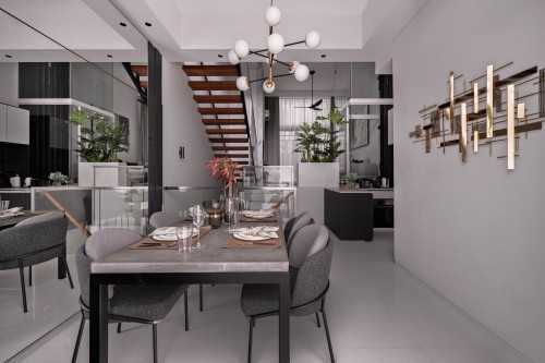 Contemporary Dining Room at Charlton