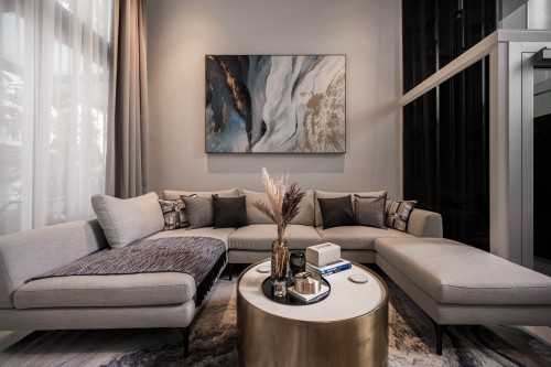 Contemporary Living Room at Charlton