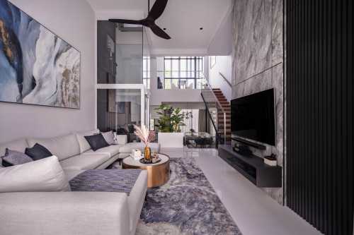 Contemporary Living Room at Charlton