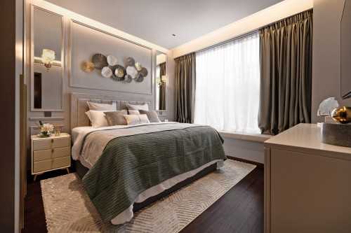 Modern Bedroom at Hillcrest Villa