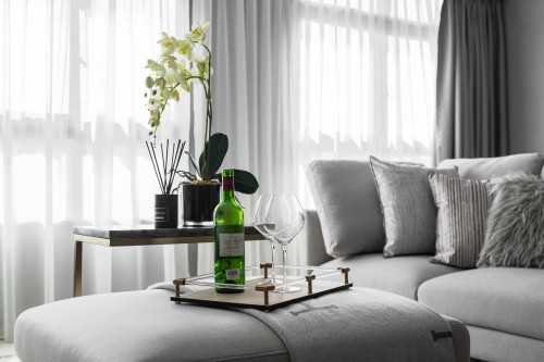 Modern Living Room at Tampines GreenVerge