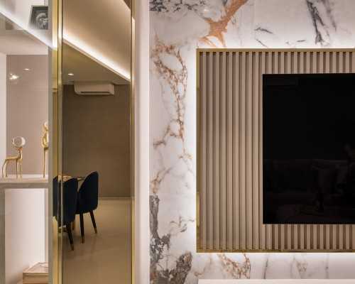 Modern Living Room at Tampines GreenVerge