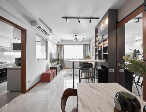 Contemporary Living Room at Scenic Heights