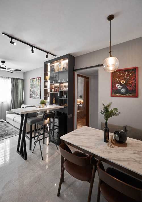 Contemporary Living Room at Scenic Heights