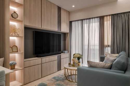 Modern Living Room at Seaside