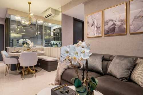 Modern Living Room at Grandeur Park