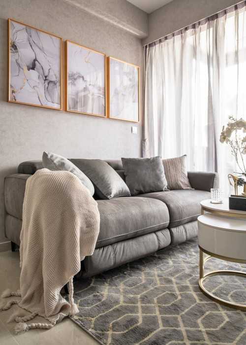 Modern Living Room at Grandeur Park