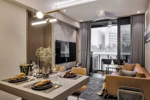 Modern Living Room at Le Quest II