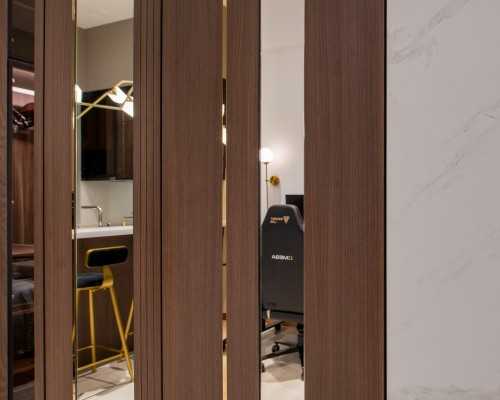 Modern Entryway at Bijou