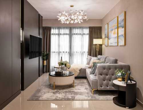Modern Living Room at Alkaff Courtview