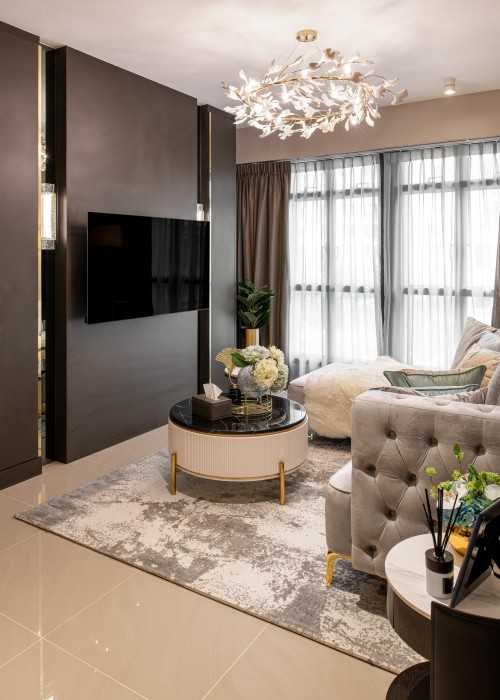 Modern Living Room at Alkaff Courtview