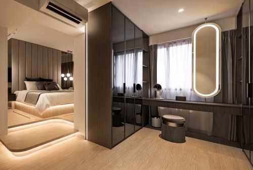 Contemporary Bedroom at Westplains