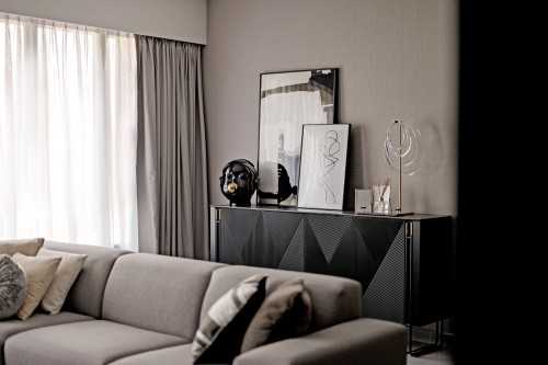 Contemporary Living Room at Westplains