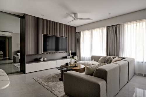 Contemporary Living Room at Westplains