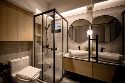 Contemporary Bathroom at Westplains