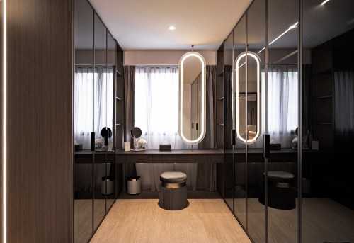 Contemporary Walk-in Wardrobe at Westplains
