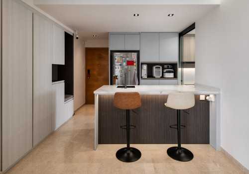 Contemporary Living Room at The parc condominium