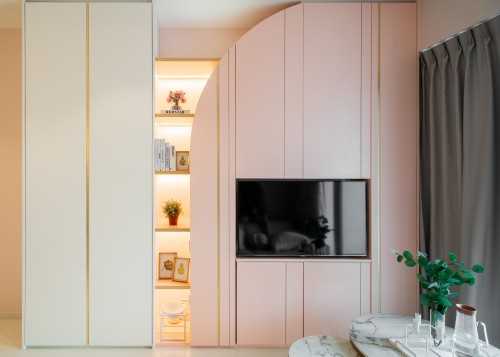 Modern Living Room at Tre Residences II