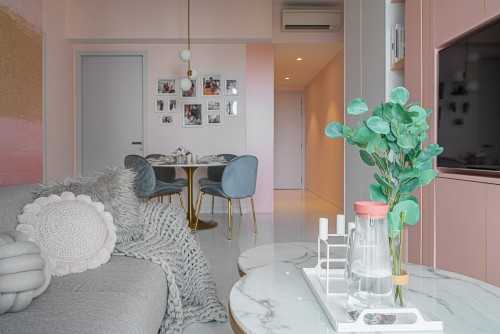 Modern Living Room at Tre Residences II