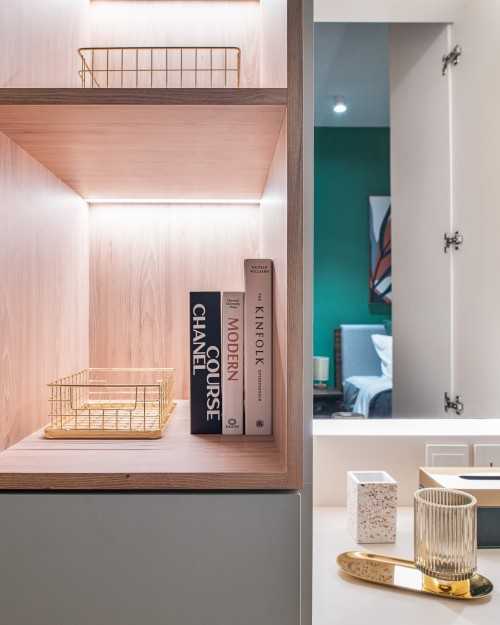 Modern Walk-in Wardrobe at Spring Bloom