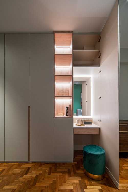 Modern Walk-in Wardrobe at Spring Bloom