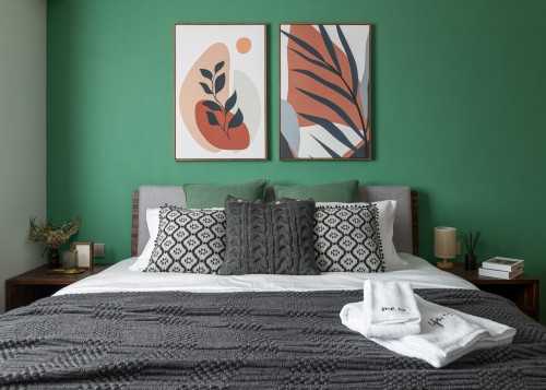Modern Bedroom at Spring Bloom