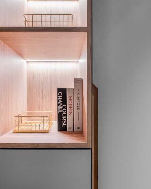 Modern Walk-in Wardrobe at Spring Bloom