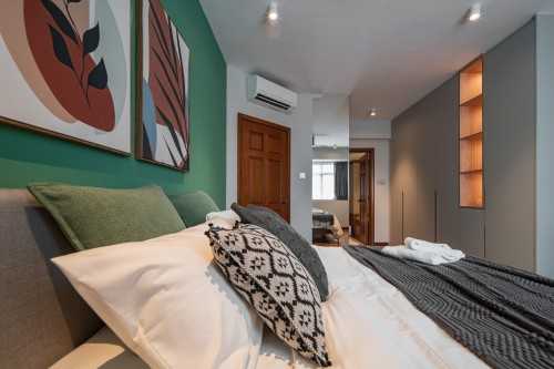 Modern Bedroom at Spring Bloom