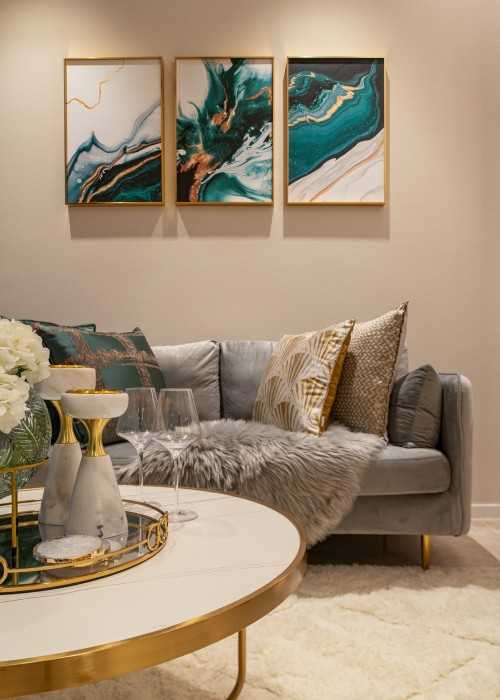 Modern Living Room at Amber 45