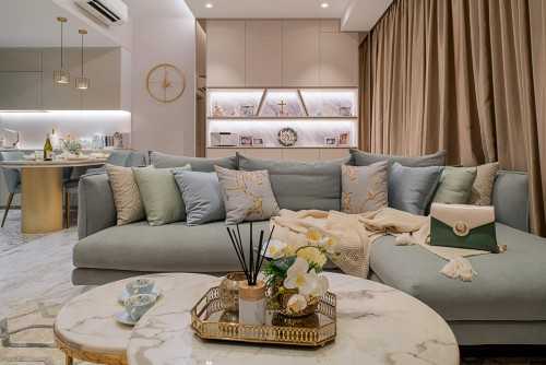 Modern Living Room at The Arte