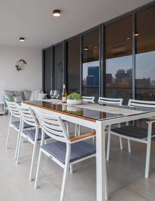 Modern Balcony at The Arte