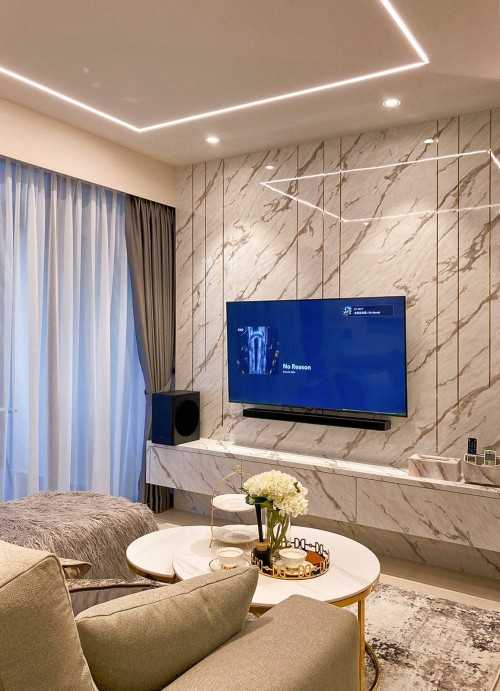 Modern Living Room at Rivercove
