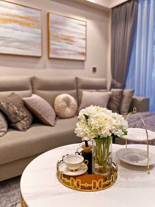 Modern Living Room at Rivercove