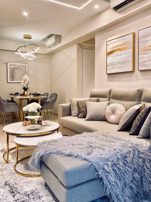 Modern Living Room at Rivercove