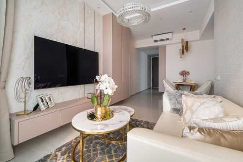Modern Living Room at Forest Woods