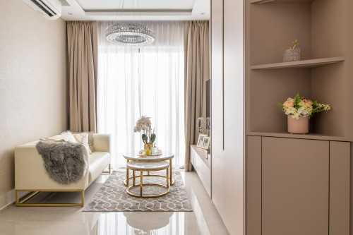 Modern Living Room at Forest Woods