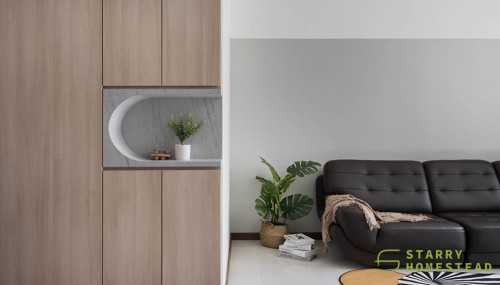 Scandinavian Living Room at 402A Fernvale Lane