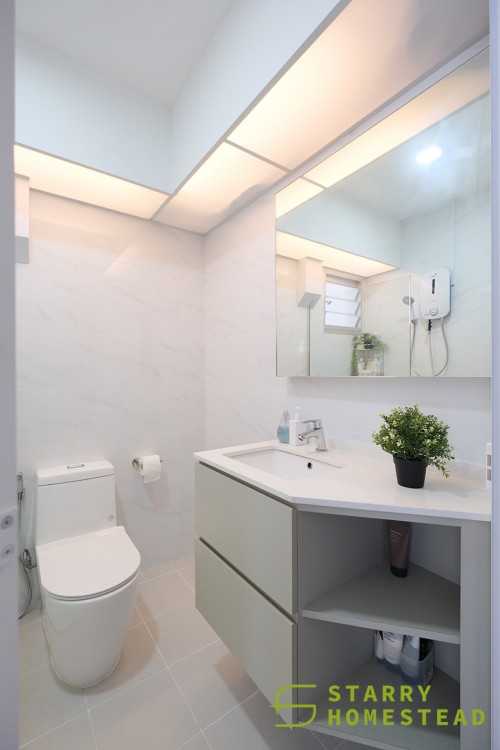 Modern Bathroom at 53 Commonwealth Drive