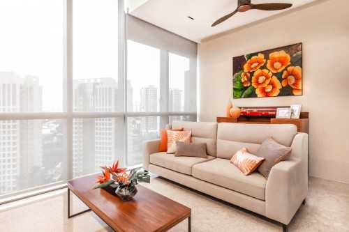 Modern Living Room at Echelon