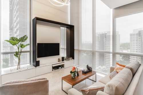 Modern Living Room at Echelon