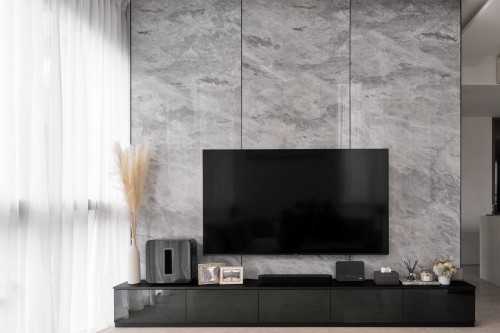 Contemporary Living Room at Echelon II