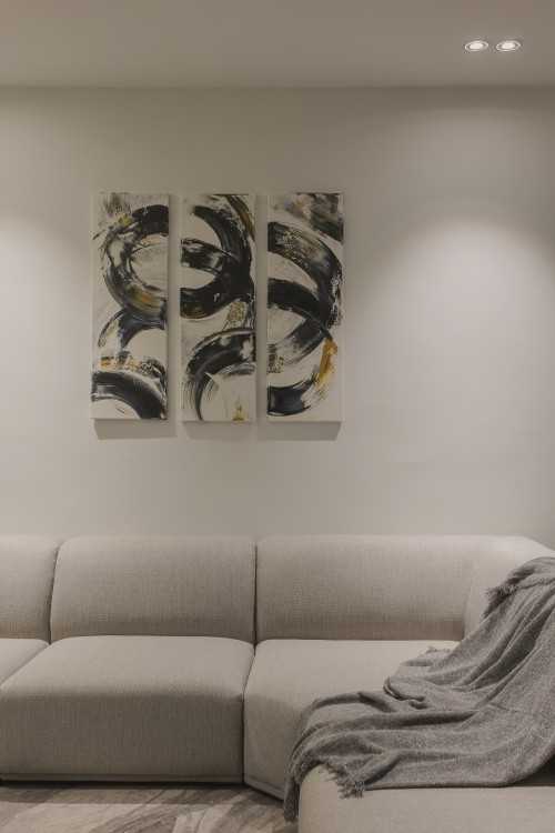 Modern Living Room at 144 Lorong Ah Soo
