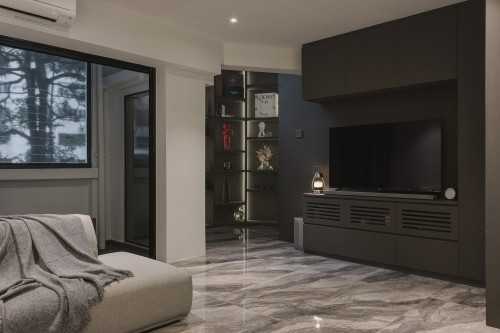 Modern Living Room at 144 Lorong Ah Soo