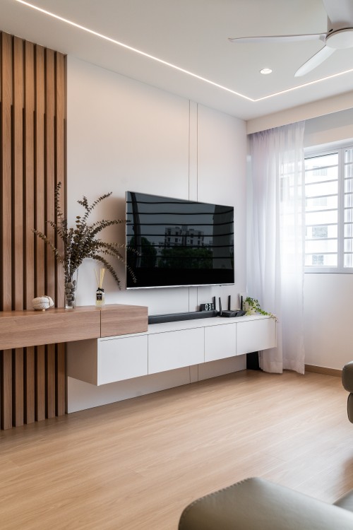 Scandinavian Living Room at Blk 422 Serangoon Ave 3