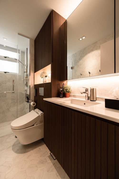 Transitional Bathroom at Woodgrove