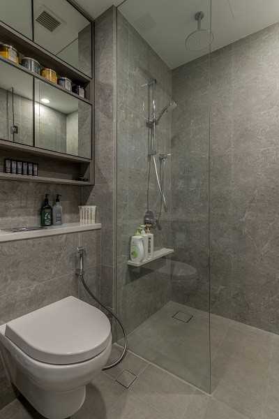 Scandinavian Bathroom at The Tapestry @ 51 Tampines Street 86