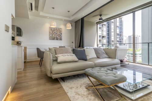 Scandinavian Living Room at The Tapestry @ 55 Tampines Street 86