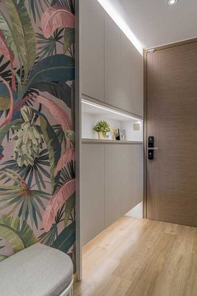 Scandinavian Entryway at The Tapestry @ 55 Tampines Street 86