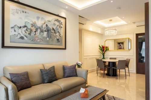 Modern Living Room at East Coast | Seaside Residence II