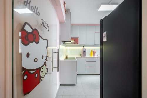 Contemporary Kitchen at Sengkang | 208 Compassvale  Lane
